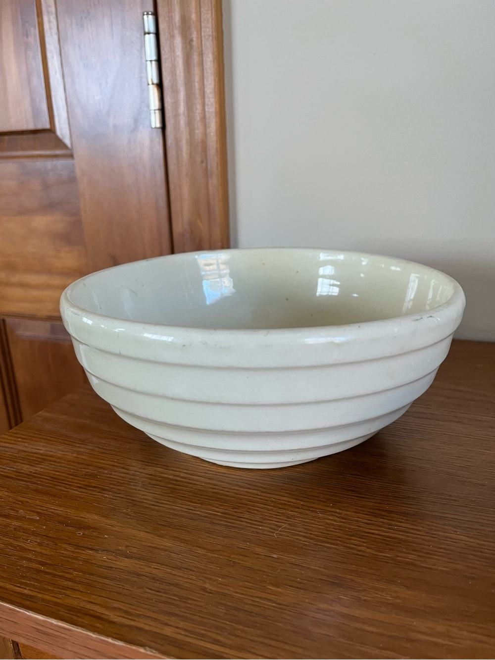 Classic White Ceramic Decorative Bowl - Home Art